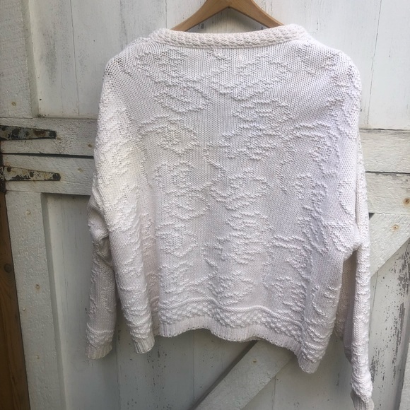 SOLD-Vintage L.L. Bean 100% cotton cardigan made in USA - Picture 8 of 14